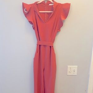 Pink romper jumpsuit
